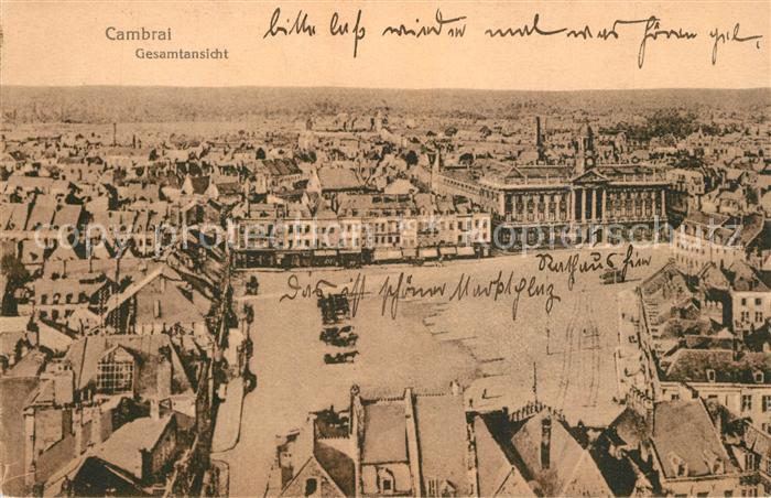 Cambrai Panorama mit Marktplatz