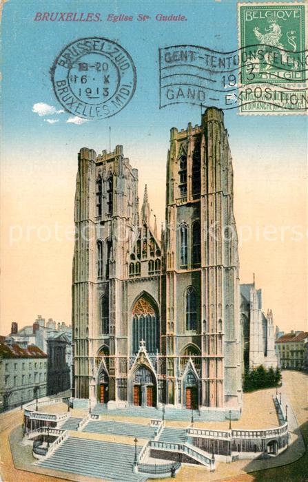 Bruxelles Bruessel Eglise Ste Gudule
