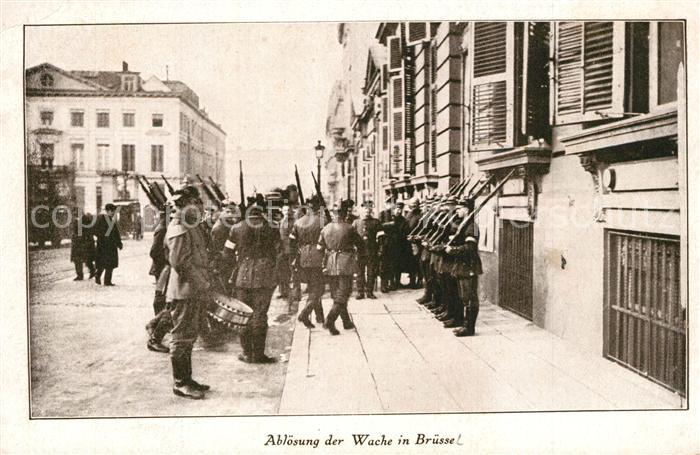 Bruessel Bruxelles Abloesung der Wache