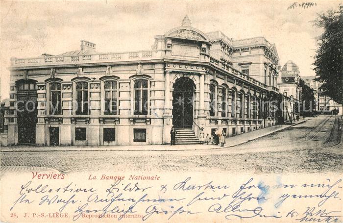 Verviers Liege Wallonie La Banque Nationale