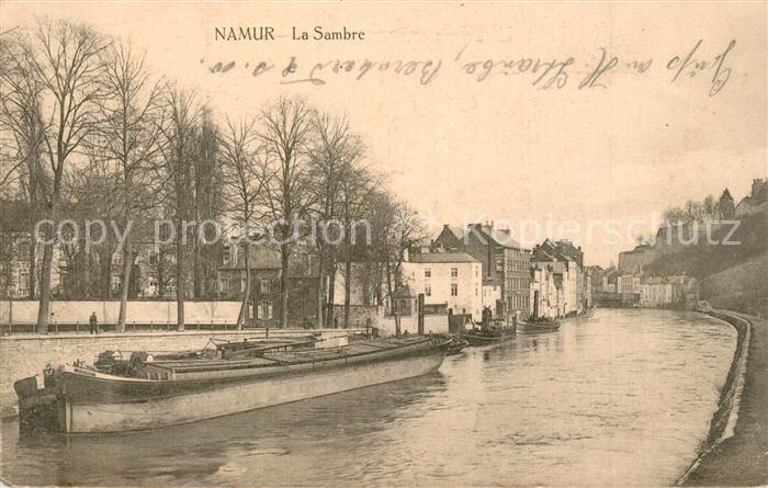 Namur sur Meuse La Sambre