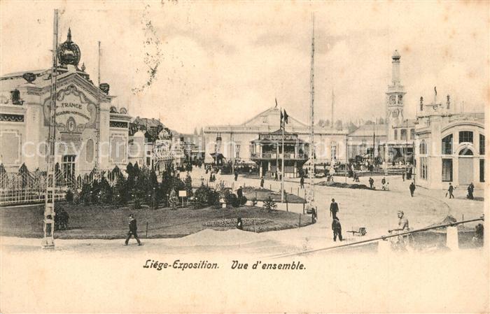 Liege Luettich Exposition Universelle Vue d ensemble