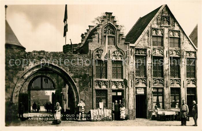 Antwerpen Anvers Alleen zichten der Tentoonstelling voortkomende van de vergunni