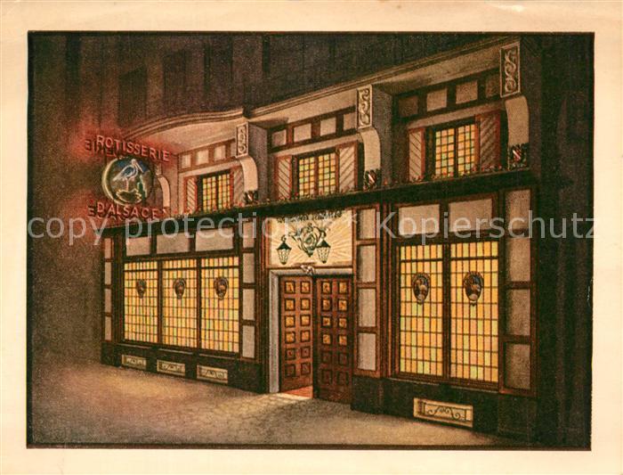 Bruxelles Bruessel Rotisserie d Alsace