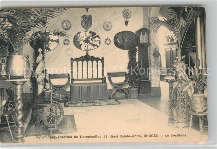 Bruges BRUGGE Belgie Pensionnat Externat de Demoiselles Quai Sainte Anne Le Vest