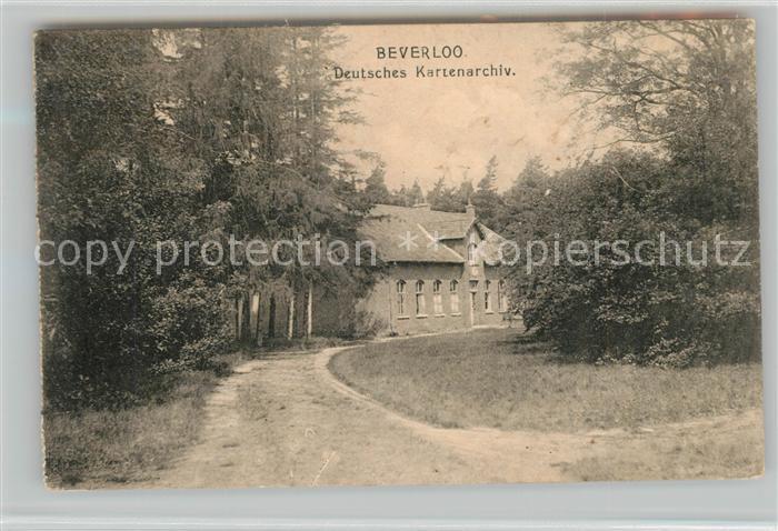 Beverloo Deutsches Kartenarchiv