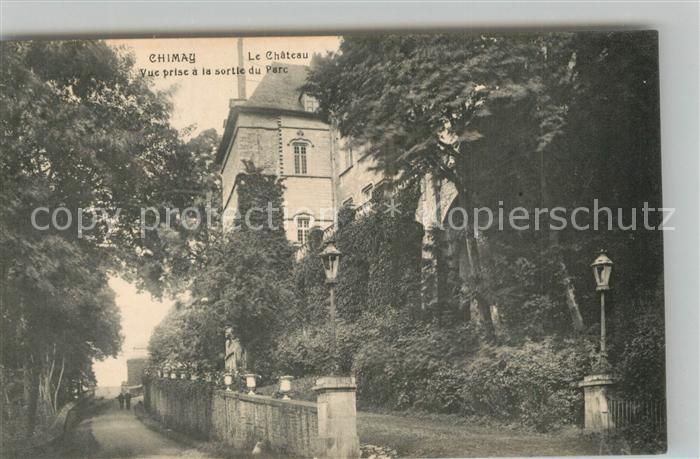 Chimay Vue prise a la sortie du Parc Le Chateau