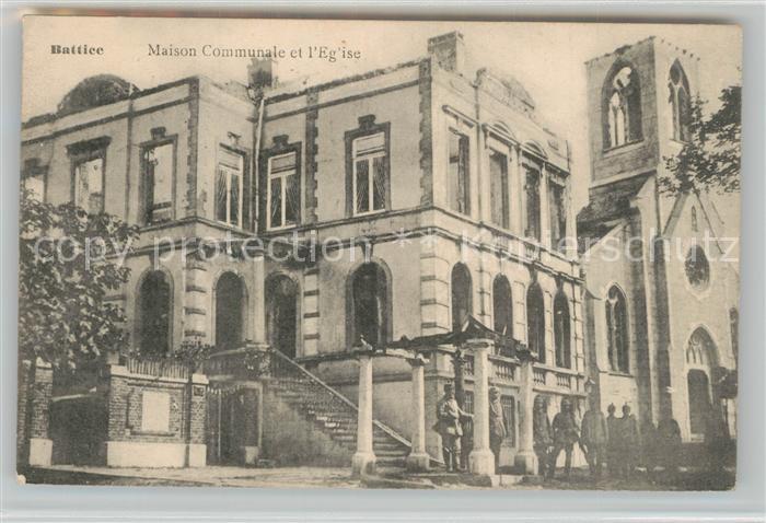 Battice Maison Communale et l'Eglise