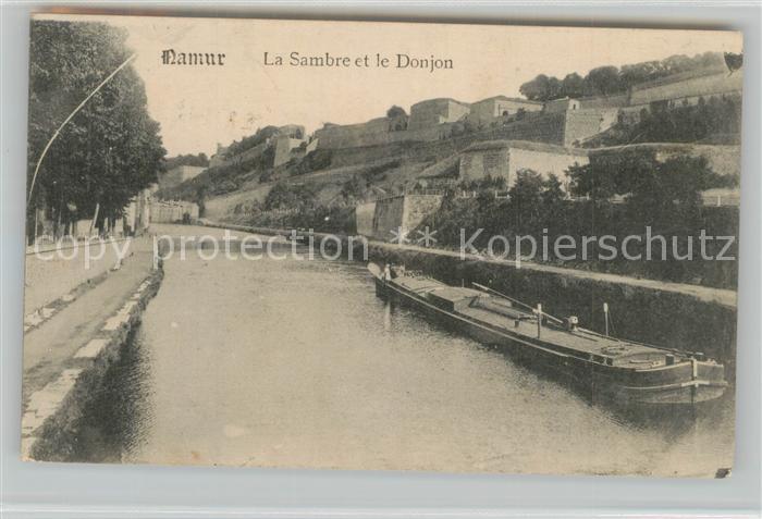 Namur sur Meuse la Sambre et le Donjon