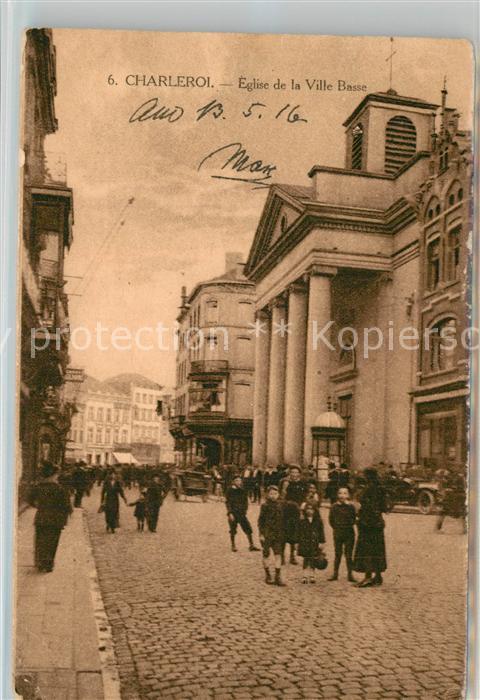 Charleroi Wallonie Eglise de la Ville Basse
