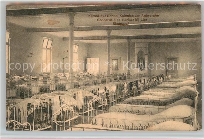 Antwerpen Anvers Katholieke School Kolonies Schoolvilla in Berlaer Slaapzaal