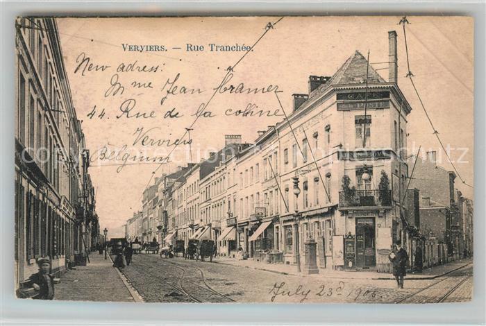 Verviers Liege Wallonie Rue Tranchee