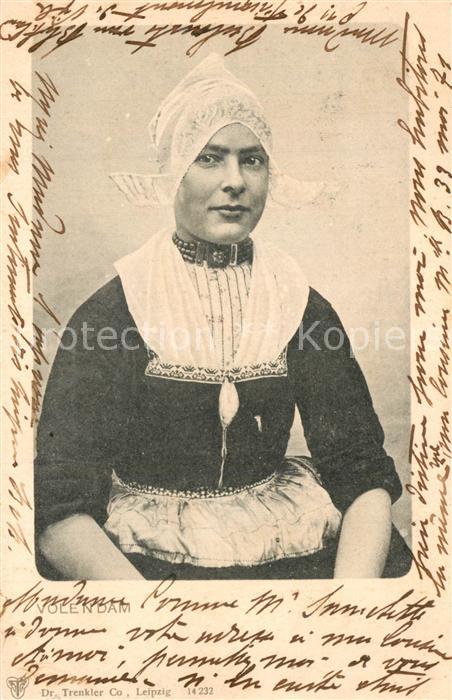 Volendam Junge Frau Trachten