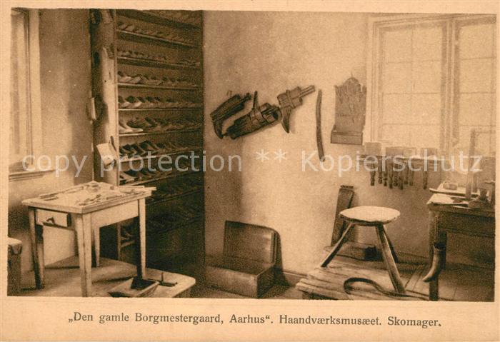 Aarhus Den gamle Borgmestergaard Haandvaerksmusaet Skomager