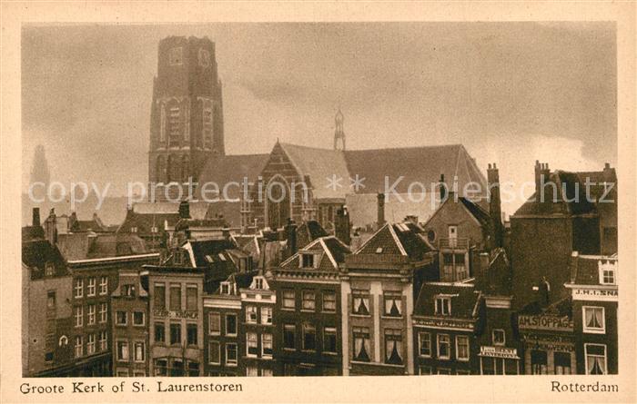 Rotterdam Groote Kerk of St Laurenstoren