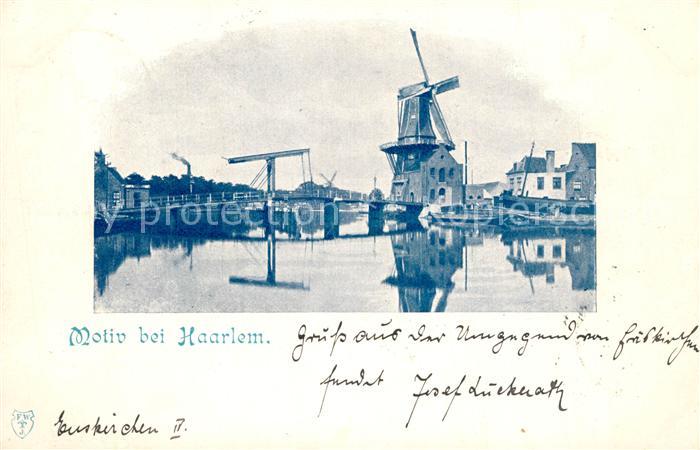 Haarlem Brug Molen Bruecke Windmuehle