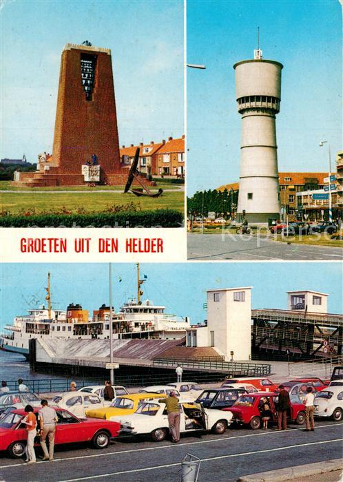 Den Helder Denkmal Wasserturm Faehre Hafen