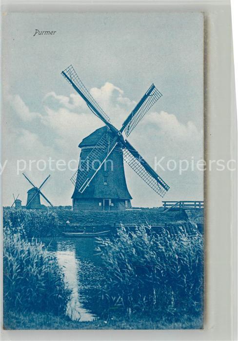 Purmer Molen Windmuehle Kanal