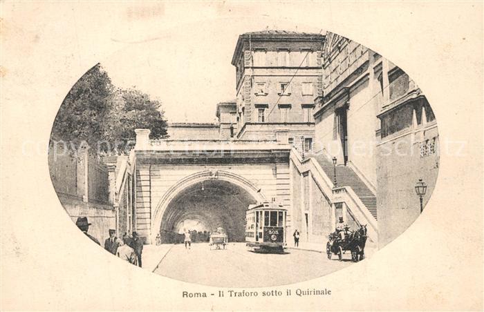 Roma Rom Il Traforo sotto il Quirinale
