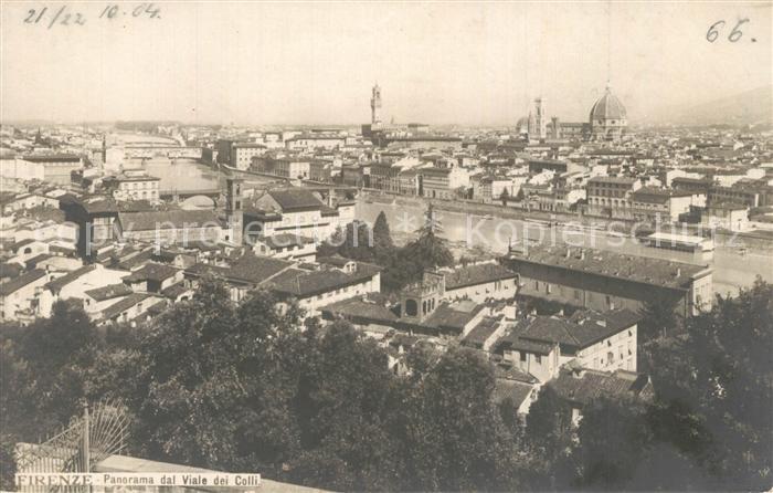 Firenze Florenz Panorama dal Viale dei Colli
