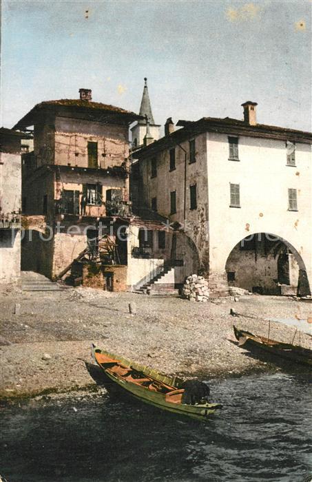 Isola Pescatori Lago Maggiore Stadtpanorama