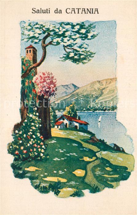 Catania Fruehling Panorama