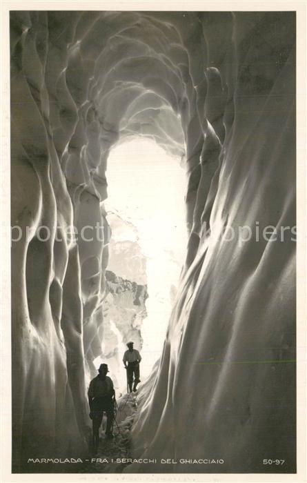 Marmolada Fra i Seracchi del Ghiacciaio Bergsteiger