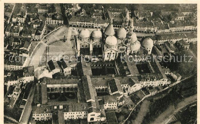 Padova Fliegeraufnahme Il Convento la Basilica del Santo