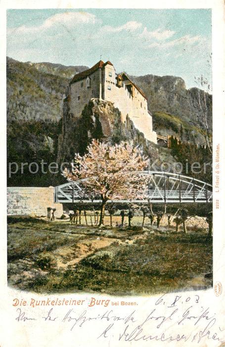 Bozen Suedtirol Runkelsteiner Burg