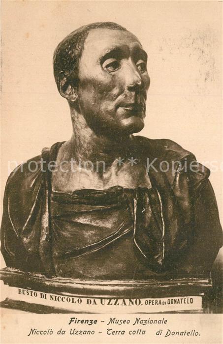 Firenze Florenz Museo Nazionale Niccolo da Uzzano Terra cotta di Donatello