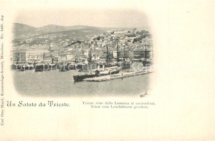 Trieste Panorama Hafen