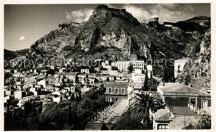 Taormina Sizilien Panorama col Castello Castelmola
