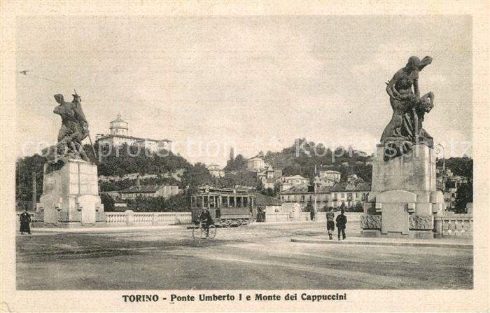 Torino Ponte Umberto I Monte dei Cappuccini