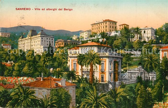 Sanremo Ville ed alberghi del Berigo