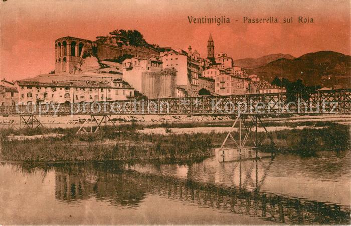 Ventimiglia Liguria Passerella sul Roia