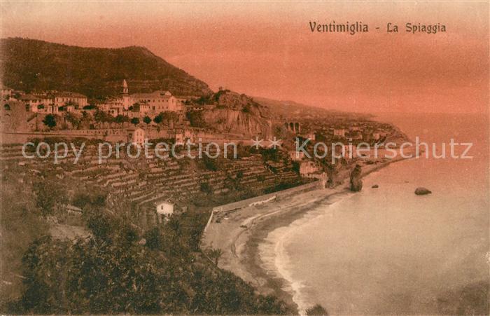 Ventimiglia Liguria La Spiaggia