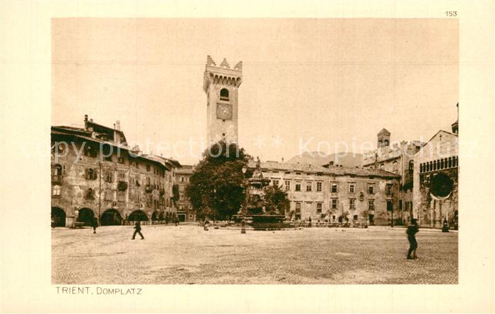 Trient Trento Domplatz