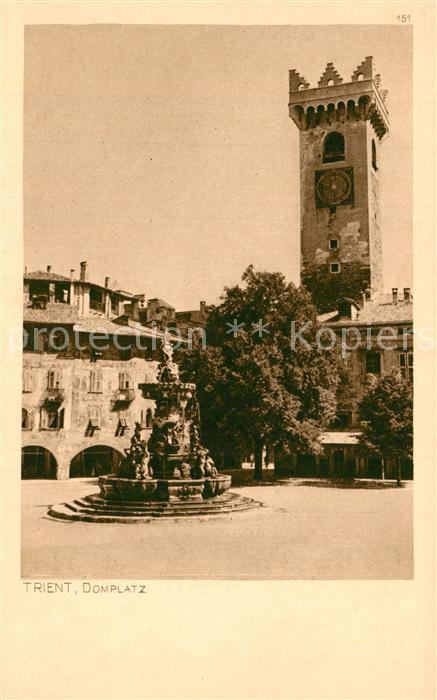 Trient Trento Domplatz