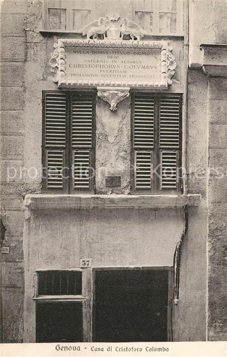 Genova Genua Liguria Casa di Cristoforo Colombo