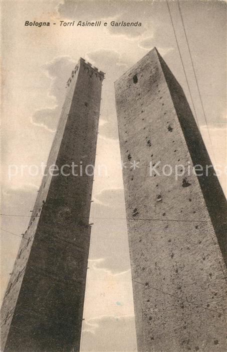 Bologna Torri Asinelli Garlsenda