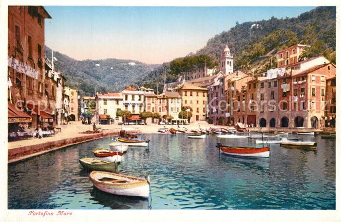 Portofino Liguria Stadtpanorama