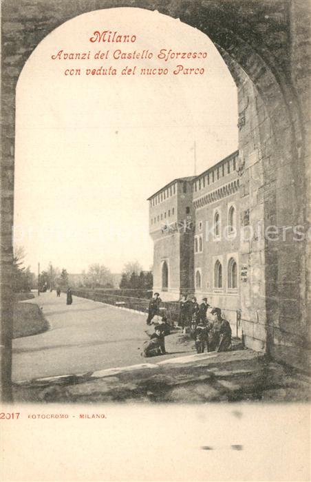 Milano Avanzi del Castello Sforzesco nuovo Parco