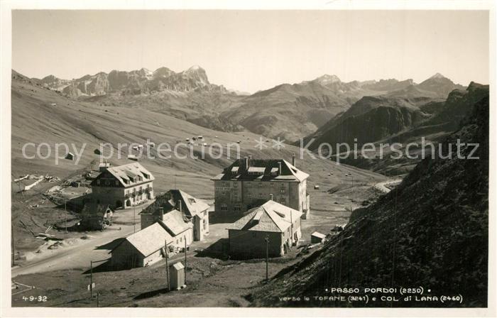 Passo Pordoi Tofane col di Lana
