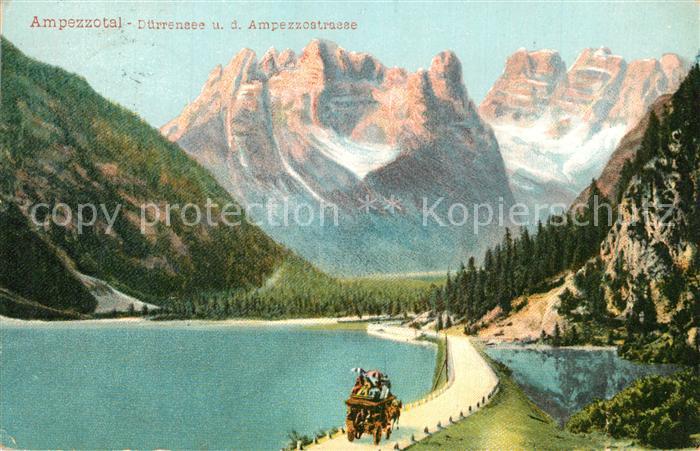 Ampezzotal Duerrensee Ampezzostrasse