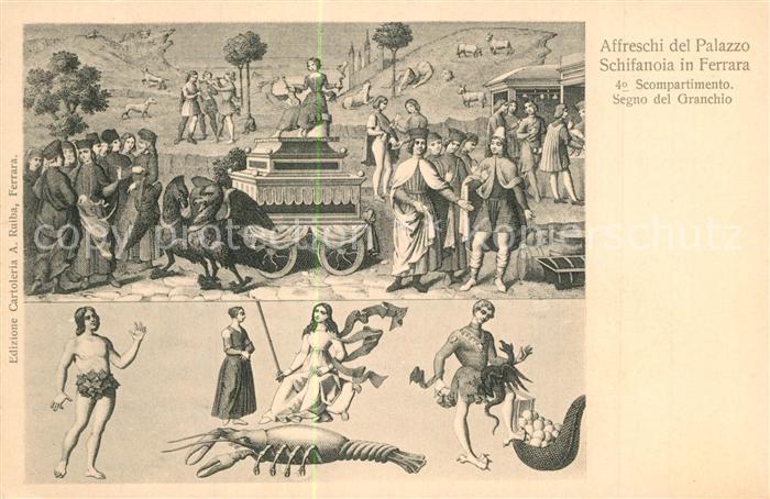 Ferrara Affreschi del Palazzo Schifanoia Scompartimento
