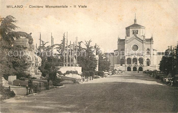 Milano Cimitero Monumentale Viale