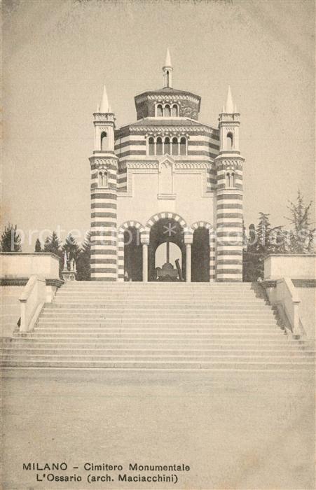 Milano Cimitero Monumentale Ossario
