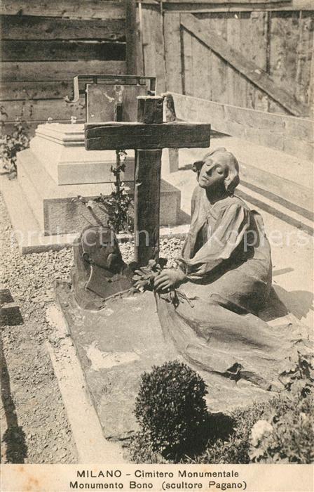 Milano Cimitero Monumentale Monumeno Bono