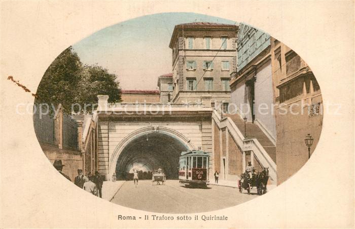 Roma Rom Traforo sotto il Quirinale