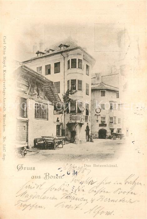 Bozen Suedtirol Batzenhaeusl